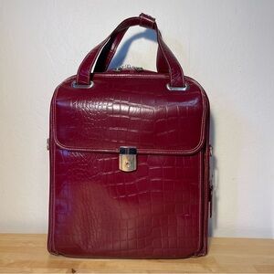 Siamod, Monterosso, November, Embossed Croco Leather Leather Ladies Vertical